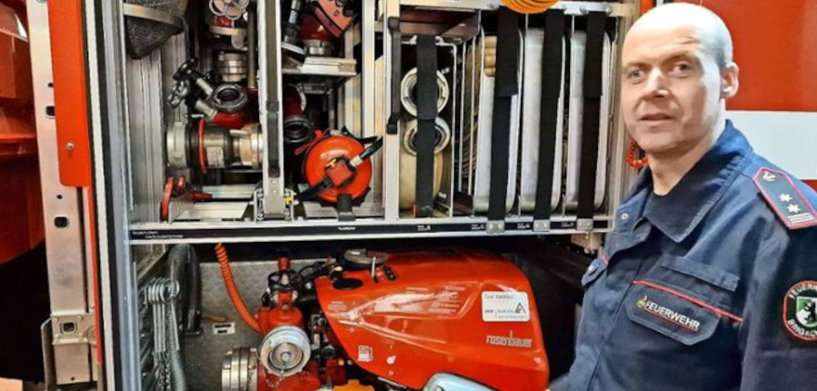 So blickt der neue Kommandant auf die Ausstattung der Wehr